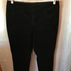 Black Velvet skinny pants